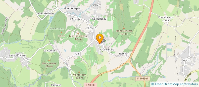 localisation de l'entreprise MADAME EMILIE BON  L'ETOILE