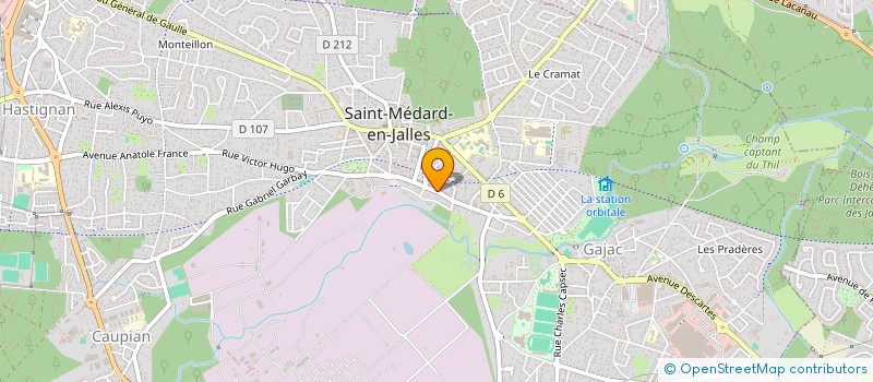 localisation de l'entreprise MADAME EMILIE BON  SAINT-MEDARD-EN-JALLES