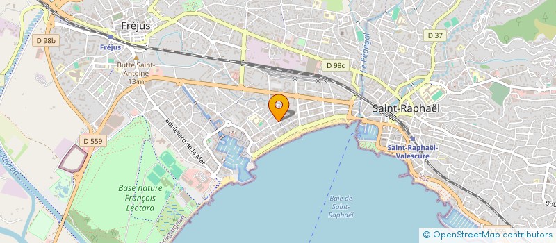 localisation de l'entreprise MADAME EMILIE BONETTI à FREJUS