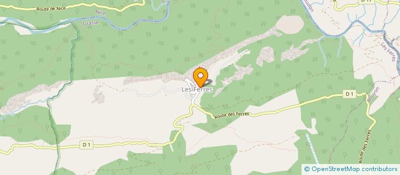 localisation de l'entreprise MADAME EMILIE BONFIGLIO  LES FERRES