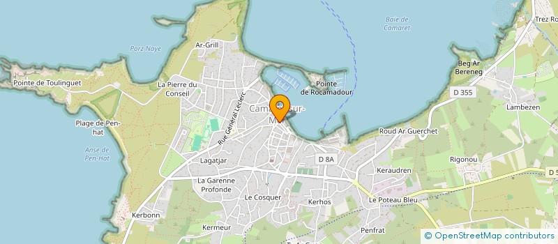 localisation de l'entreprise MADAME EMILIE BONHUIL  CAMARET-SUR-MER