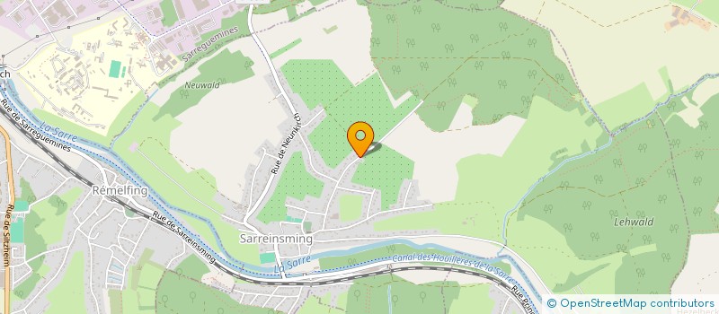 localisation de l'entreprise MADAME EMILIE BONNARD  SARREINSMING