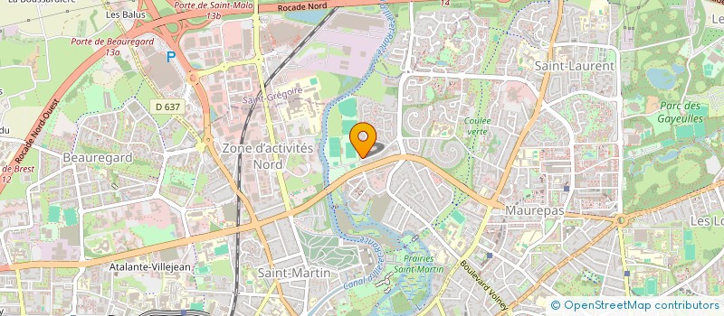 localisation de l'entreprise MADAME EMILIE BONNET  RENNES