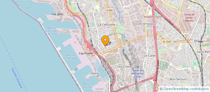 localisation de l'entreprise MADAME EMILIE BONNET à MARSEILLE