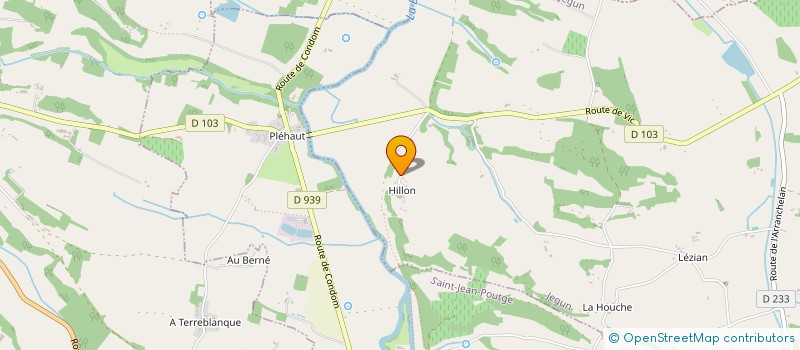 localisation de l'entreprise MADAME EMILIE BONNET  JEGUN