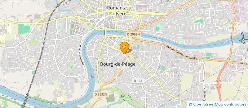 localisation de l'entreprise MADAME EMILIE BONNIER  BOURG-DE-PEAGE