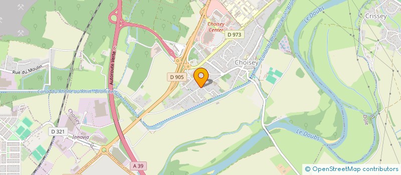 localisation de l'entreprise MADAME EMILIE BONNIN  CHOISEY