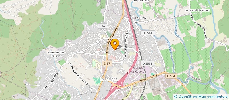 localisation de l'entreprise MADAME EMILIE BONO  LA FARLEDE