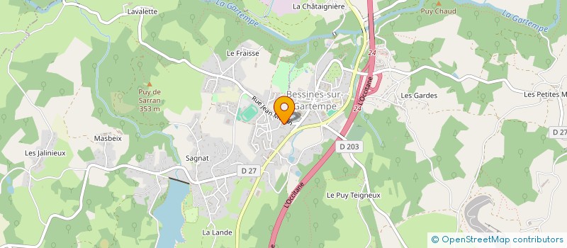 localisation de l'entreprise MADAME EMILIE BORDEAU à BESSINES-SUR-GARTEMPE