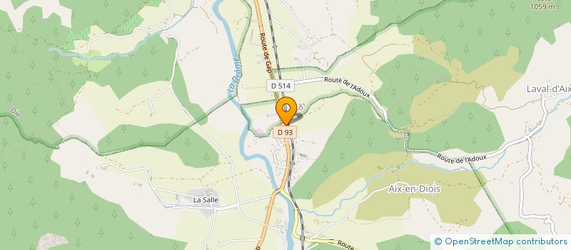 localisation de l'entreprise MADAME EMILIE BORNE  SOLAURE EN DIOIS