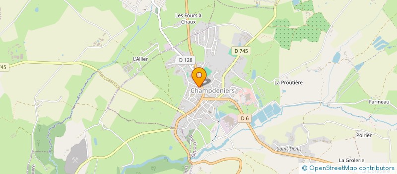 localisation de l'entreprise MADAME EMILIE BOSQUET  CHAMPDENIERS