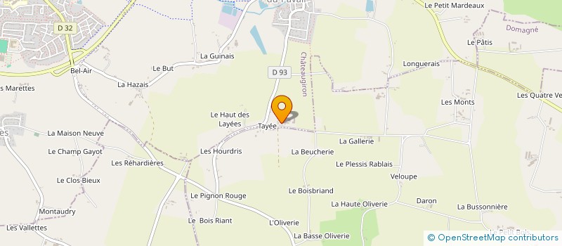 localisation de l'entreprise MADAME EMILIE BOTTIN à CHATEAUGIRON