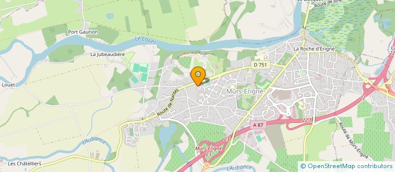 localisation de l'entreprise MADAME EMILIE BOUDIER  MURS-ERIGNE