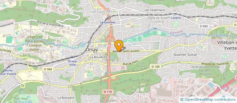 localisation de l'entreprise MADAME EMILIE BOUESNARD à ORSAY