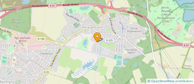 localisation de l'entreprise MADAME EMILIE BOUEZ  PECQUENCOURT