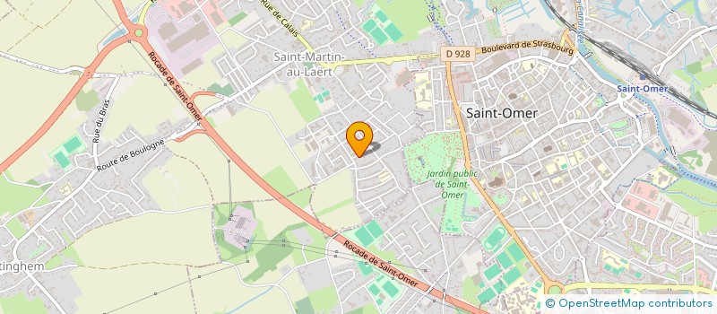 localisation de l'entreprise MADAME EMILIE BOULANGER  SAINT-MARTIN-LEZ-TATINGHEM