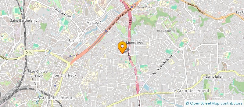 localisation de l'entreprise MADAME EMILIE BOULANGER ORTOLAN  MARSEILLE