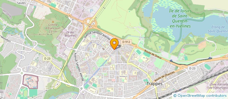 localisation de l'entreprise MADAME EMILIE BOURBONNAIS  TRAPPES