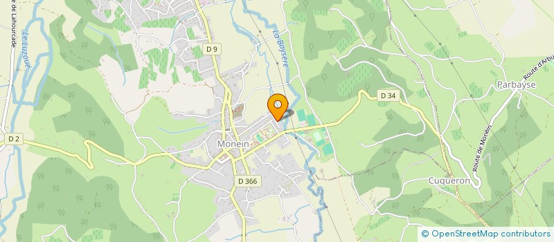 localisation de l'entreprise MADAME EMILIE BOURGEOIS  MONEIN