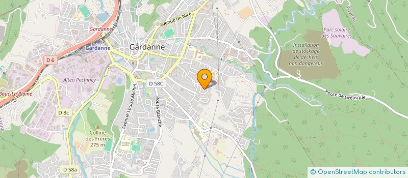 localisation de l'entreprise MADAME EMILIE BOURGEOIS à GARDANNE