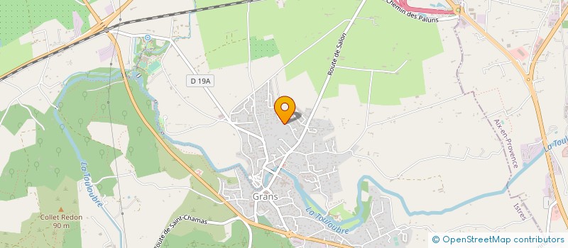 localisation de l'entreprise MADAME EMILIE BOURGET  SAINT-CHAMAS