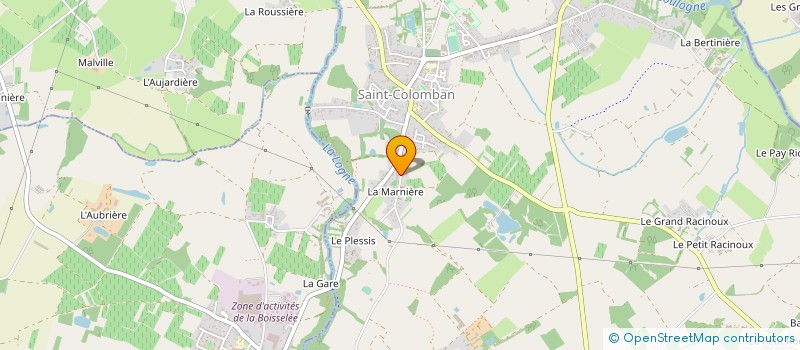 localisation de l'entreprise MADAME EMILIE BOURON  SAINT-COLOMBAN