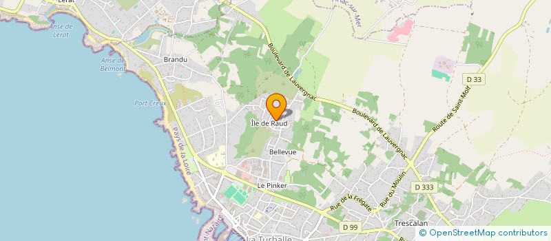 localisation de l'entreprise MADAME EMILIE BOUTELOUP  SAINT-ANDRE-DES-EAUX