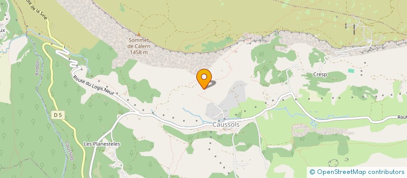 localisation de l'entreprise MADAME EMILIE BOYARD  CAUSSOLS