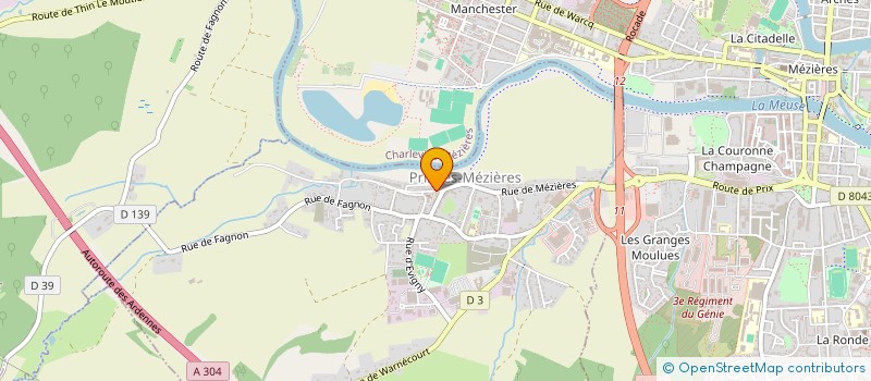 localisation de l'entreprise MADAME EMILIE BRASSEUR  WARCQ