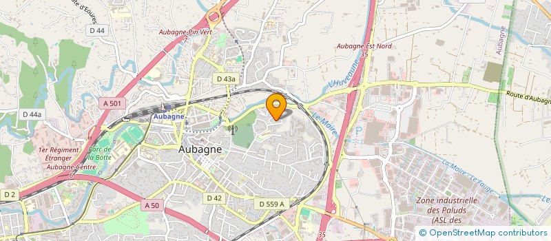 localisation de l'entreprise MADAME EMILIE BRASSIER à AUBAGNE