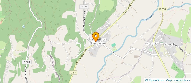 localisation de l'entreprise MADAME EMILIE BRAVAIS  SAINT-HONORE