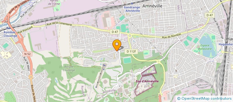 localisation de l'entreprise MADAME EMILIE BRECCIA  AMNEVILLE