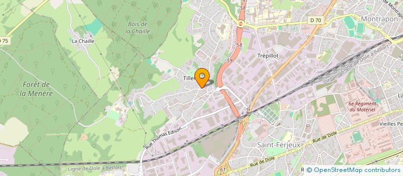 localisation de l'entreprise MADAME EMILIE BREMAND  BESANCON