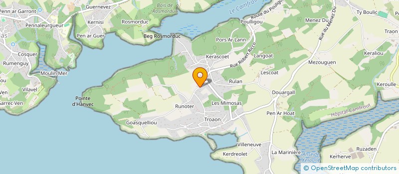 localisation de l'entreprise MADAME EMILIE BRENAUT  HOPITAL-CAMFROUT