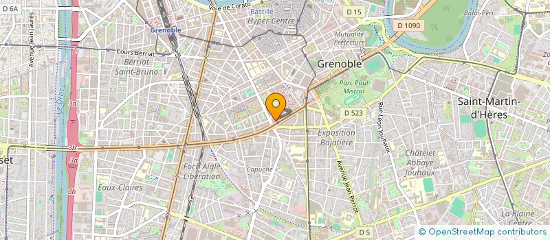 localisation de l'entreprise MADAME EMILIE BRESSON à GRENOBLE