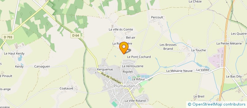 localisation de l'entreprise MADAME EMILIE BRIAND  PLUMAUDAN