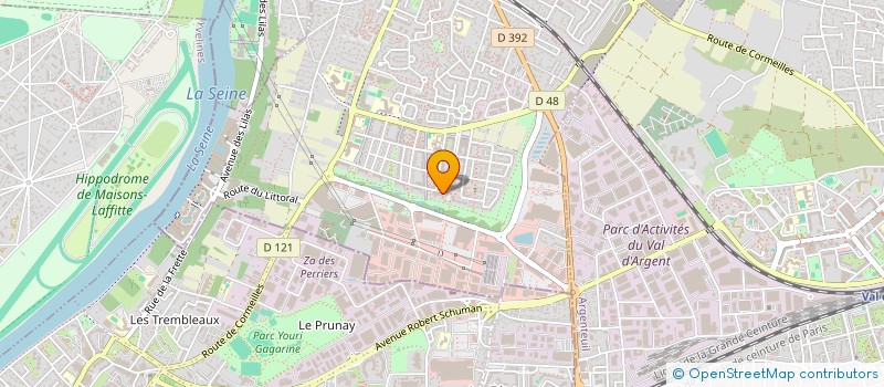 localisation de l'entreprise MADAME EMILIE BRIAND  CORMEILLES-EN-PARISIS