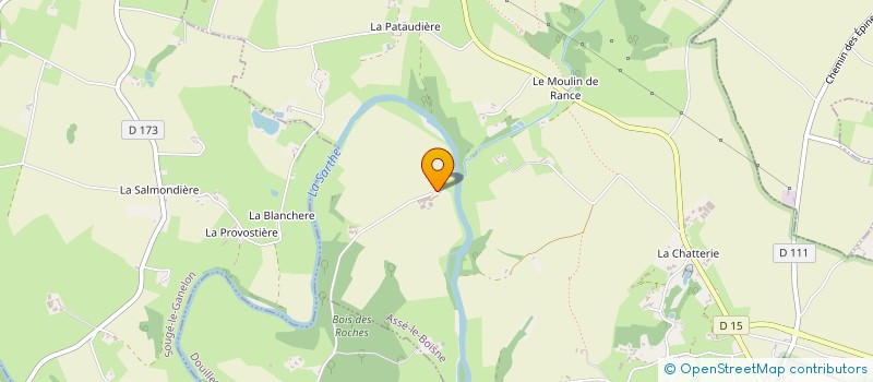 localisation de l'entreprise MADAME EMILIE BRILLANT  ASSE-LE-BOISNE