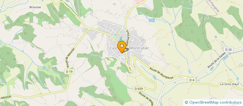localisation de l'entreprise MADAME EMILIE BRINDEAU à CASTELNAU-MONTRATIER