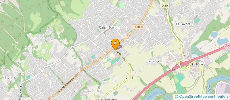 localisation de l'entreprise MADAME EMILIE BRISON  SAINT-ISMIER