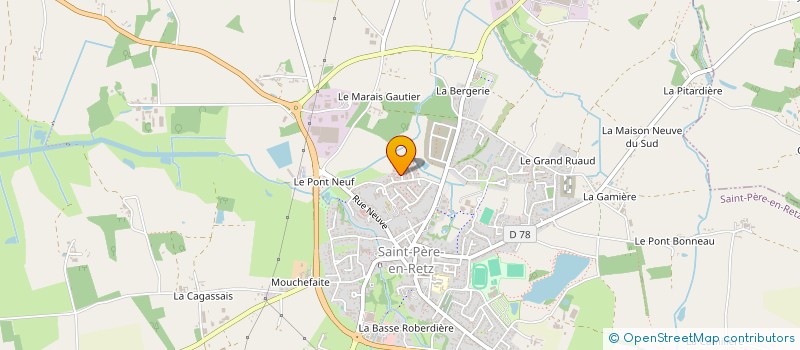 localisation de l'entreprise MADAME EMILIE BRISSON  SAINT-PERE-EN-RETZ