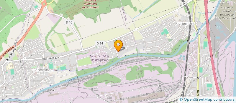 localisation de l'entreprise MADAME EMILIE BRO  GANDRANGE