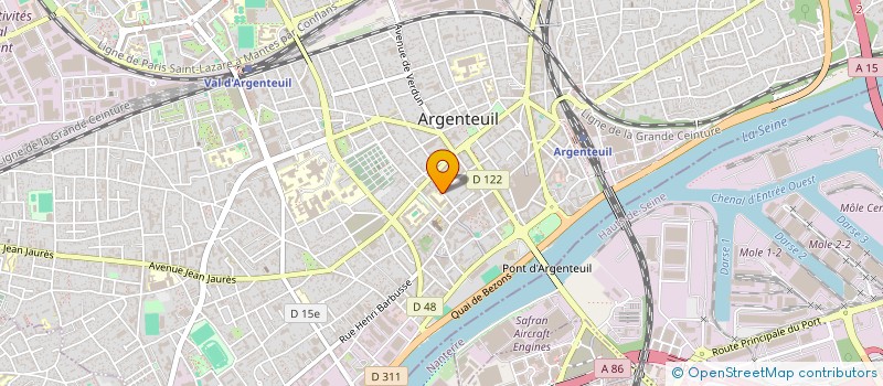 localisation de l'entreprise MADAME EMILIE BROGUY  ARGENTEUIL