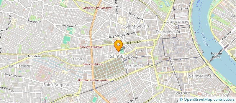 localisation de l'entreprise MADAME EMILIE BROQUET  BORDEAUX