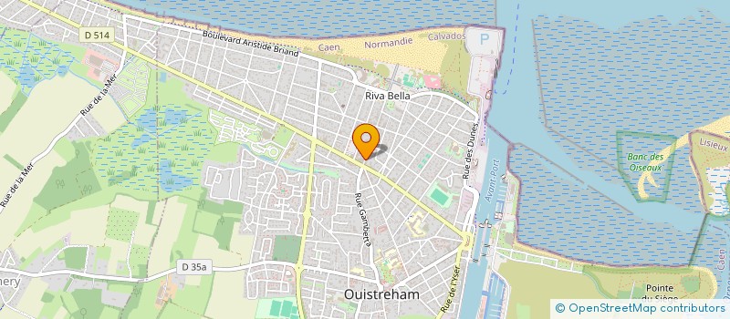 localisation de l'entreprise MADAME EMILIE BROSSE  OUISTREHAM