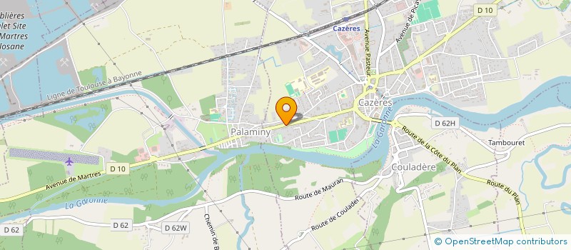 localisation de l'entreprise MADAME EMILIE BROUCA CABARRECQ  CAZERES