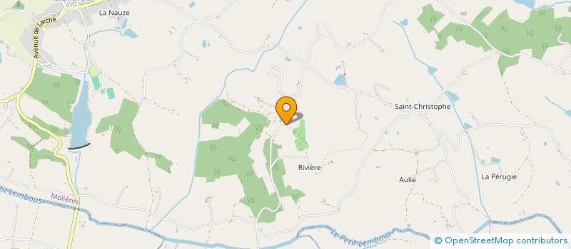 localisation de l'entreprise MADAME EMILIE BROUSSE  MOLIERES