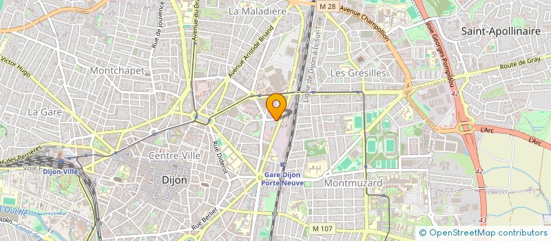 localisation de l'entreprise MADAME EMILIE BRUGERE  DIJON