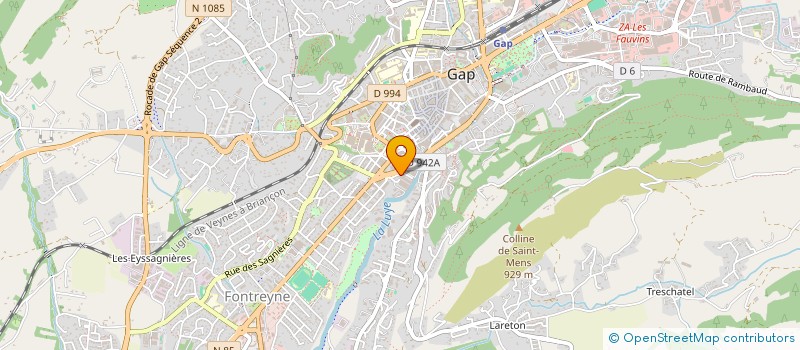 localisation de l'entreprise MADAME EMILIE BRUN  GAP