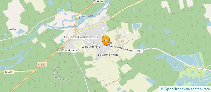 localisation de l'entreprise MADAME EMILIE BRUN  LA FERTE-BEAUHARNAIS